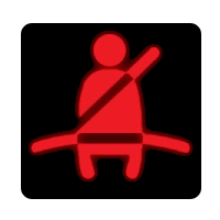 seat belt warning lights