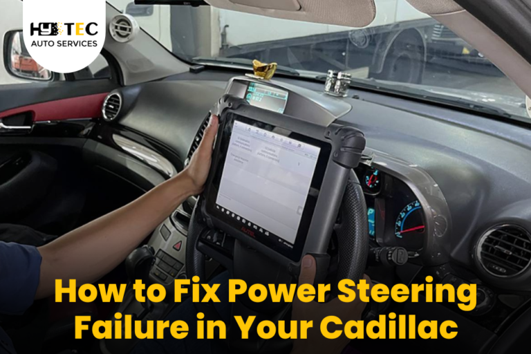How to Fix Power Steering Failure in Your Cadillac.